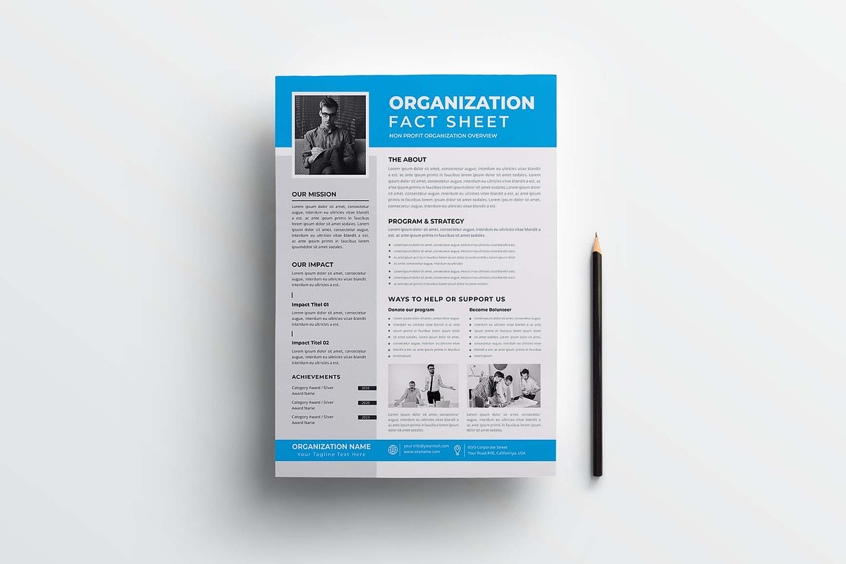Nonprofit Organization | Bundle, a Flyer Template by obayes (Photo 4 of 15)