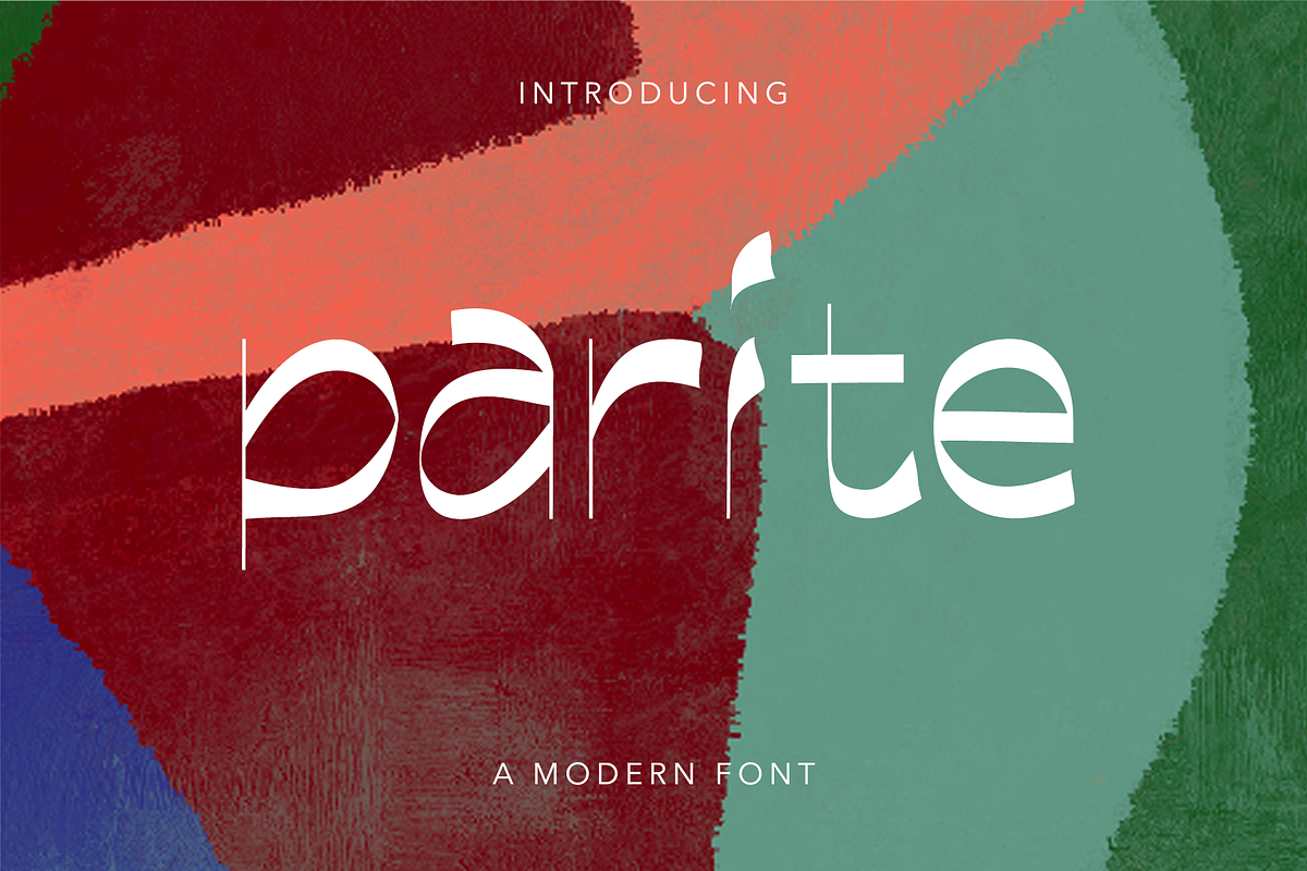 Parite Font, a Sans Serif Font by Studio Inklin (Photo 1 of 6)