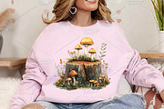 Watercolor Spring Stump Clipart PNG, an Illustration by Canvas Craft (Thumbnail 4 of 7)