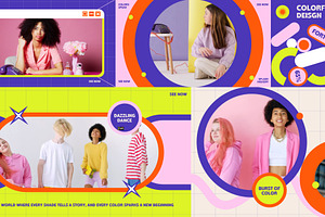 Colorful Intro Promo After Effect, a Social Media Template by Loin Studio