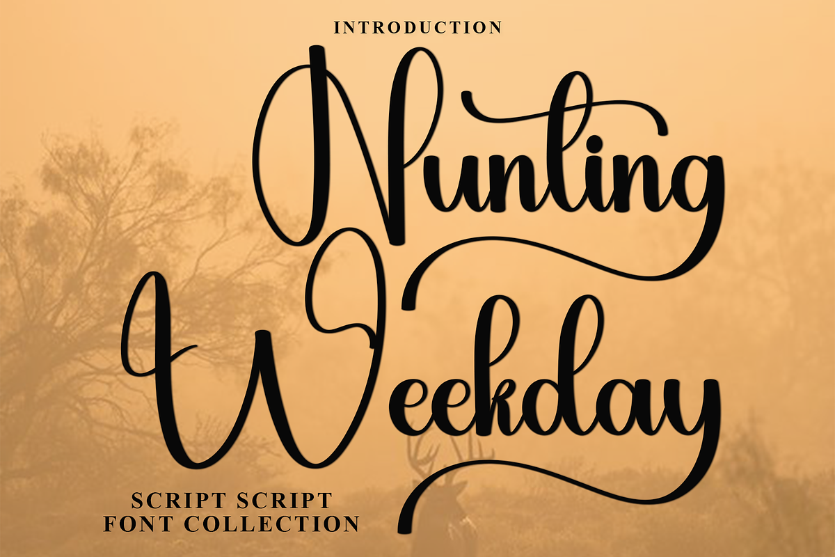 Hunting Weekday, a Handwritten Font by FreshTypeINK (Photo 1 of 8)