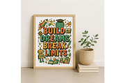 Build Dreams Break Limits Wall Art, a Background Graphic by LaseredNinja (Thumbnail 3 of 7)