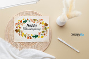Editable Printable Thanksgiving Card, a Print Template by Snapybiz (Thumbnail 7 of 10)