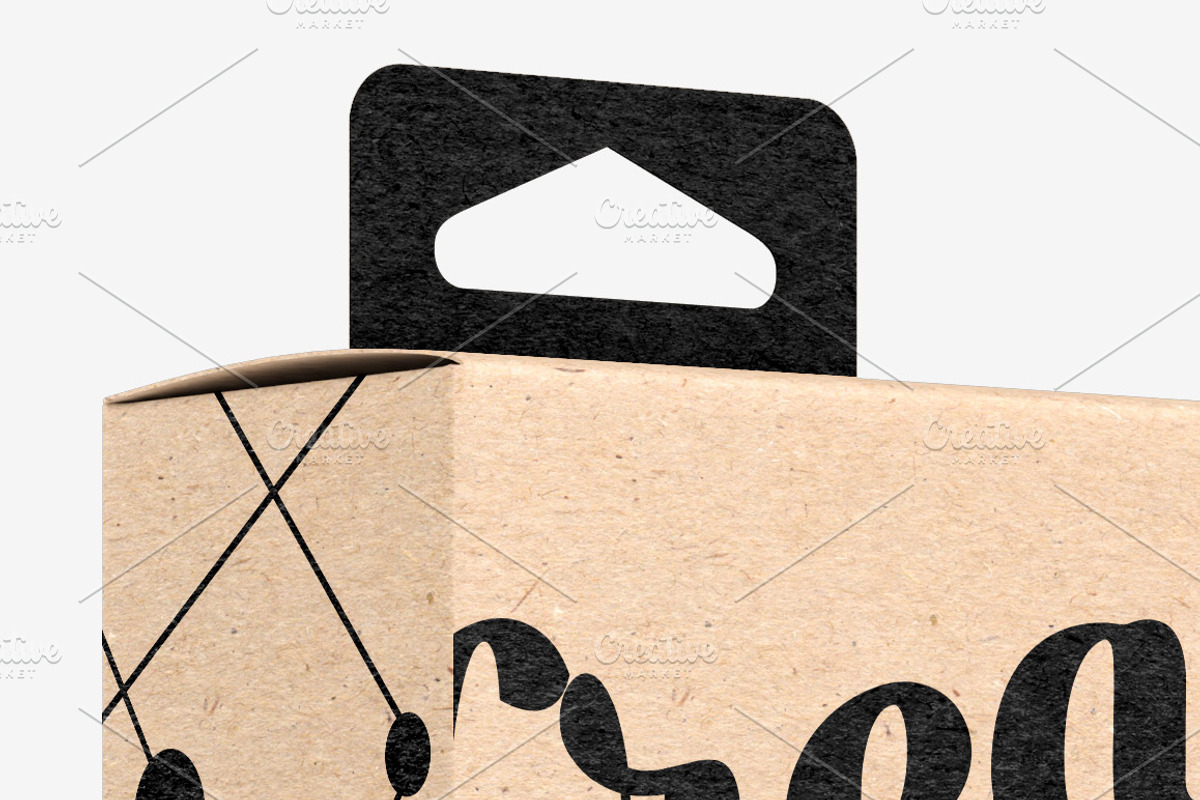 Box with Hang Tab PSD Mockup, a Merchandise Mockup by GreatFruit (Photo 8 of 8)