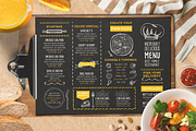 FREE! Trifold + Restaurant Menu, a Brochure Template by BarcelonaShop (Thumbnail 1 of 3)