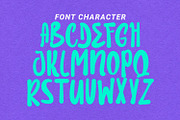 Tsukiyo Nagara Display Font, a Handwritten Font by Maulana Creative (Thumbnail 6 of 8)