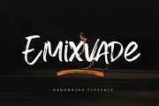 Emixvade - Handbrush Font, a Script Font by StringLabs (Thumbnail 1 of 10)