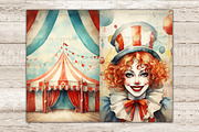 Circus Junk Journal Pages | Vintage, a Person Illustration by GlamArtZhanna (Thumbnail 3 of 10)