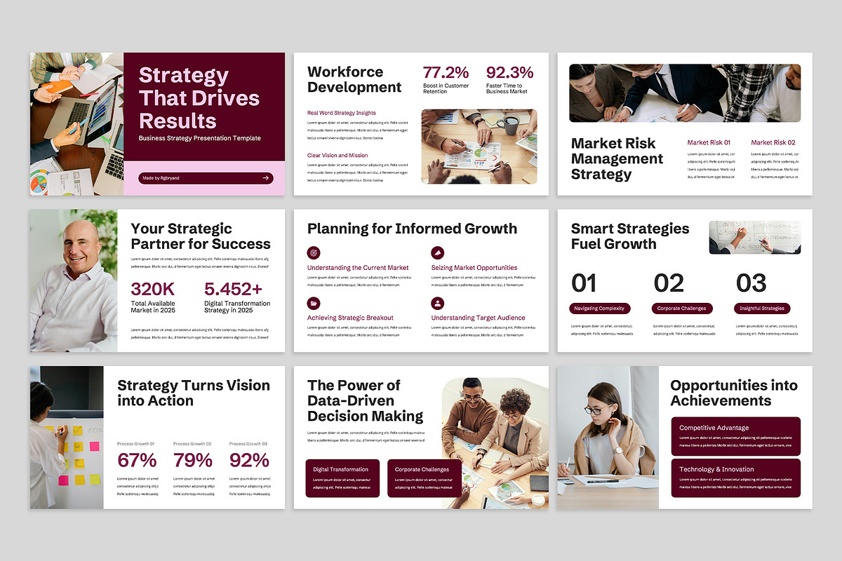 Business Strategy PowerPoint preview 2