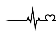 Modern heartbeat symbol icon vector, an Illustration by Amazin_art (Thumbnail 4 of 20)