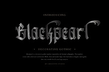 Blackpearl Gothic Business Font