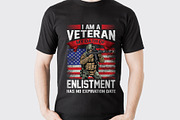 Military T Shirt Design Digital, a Graphic by Vector Portal (Thumbnail 3 of 5)