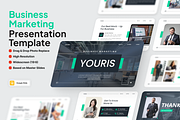 Business Marketing Google Slide, a Presentation Template by SquidPixey (Thumbnail 1 of 6)