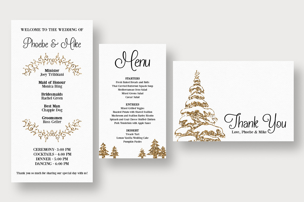 Winter Wedding Suite, an Invitation Template by Knotted Design (Photo 2 of 4)