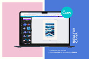 Modern Ocean | Wall Art Creatot, an Object Graphic by Leleka.Store (Thumbnail 15 of 20)