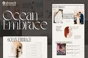 Ocean Embrace Showit Web Template, a WordPress Template by Divinely Guided Studio (Thumbnail 1 of 7)
