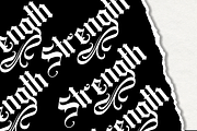Bugenvil Modern Blackletter, a Blackletter Font by dansdesign (Thumbnail 4 of 8)