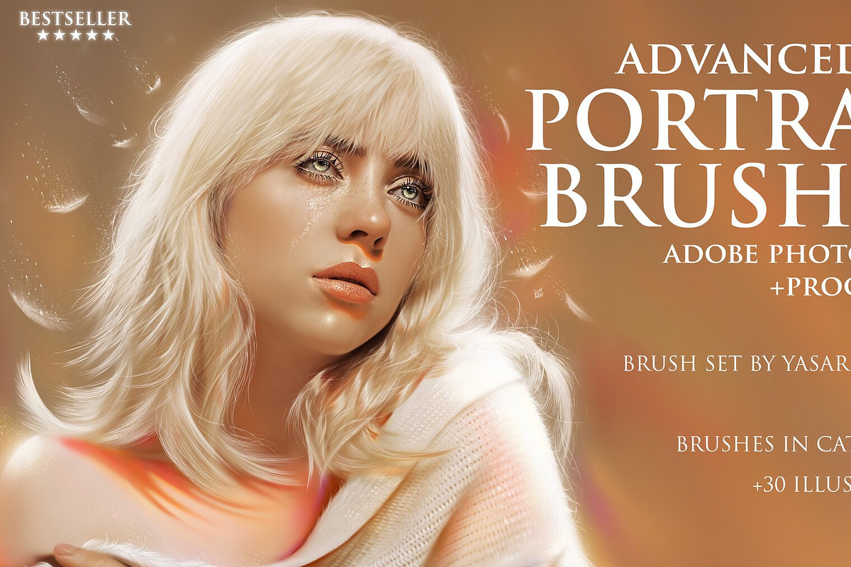Advanced Portrait Brushes, a Brush Add-On by vurdembrushes (Photo 1 of 3)