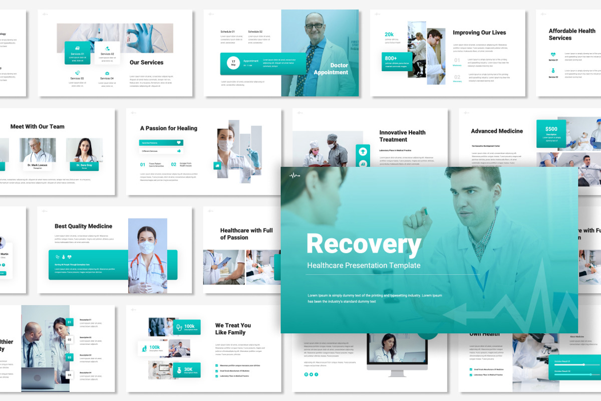 Healthcare Presentation Powerpoint, a Templates & Theme by Antstheme (Photo 2 of 3)