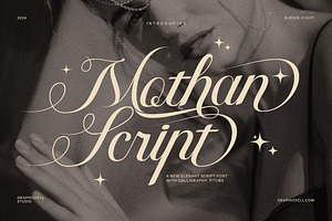 Mothan Wedding Script Font, a Script Font by Graphicxell