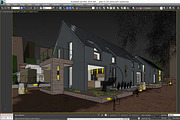 Vray Night Pro Setup Scene - House, an Architecture 3D Model by VisualCG (Thumbnail 6 of 8)