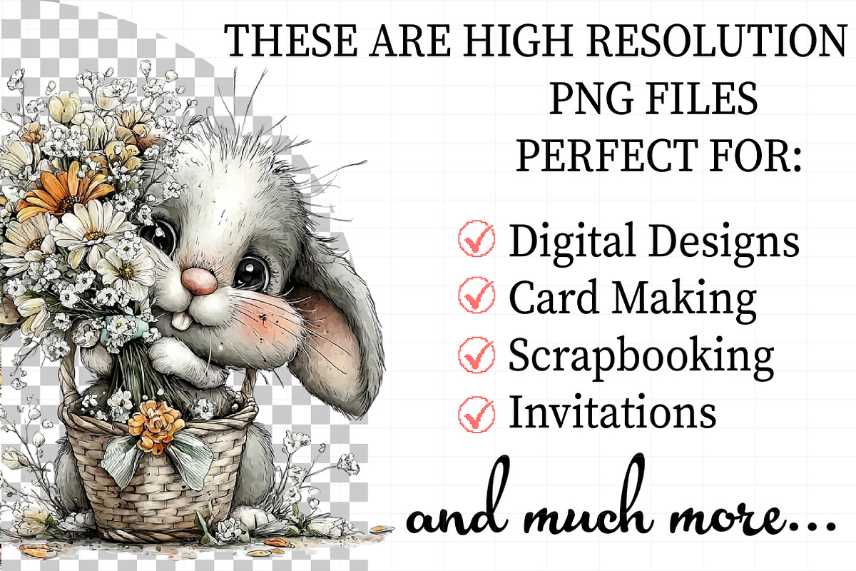 Spring Flower Basket Clipart, an Illustration by Daily.Designs (Photo 2 of 8)