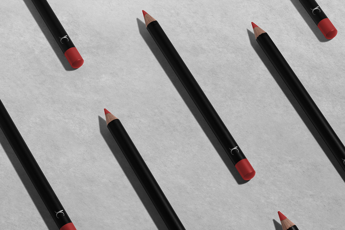 Logo Mockup Pencil Lip Eye Liner, a Pens & Pencil Mockup by Asylab (Photo 4 of 7)