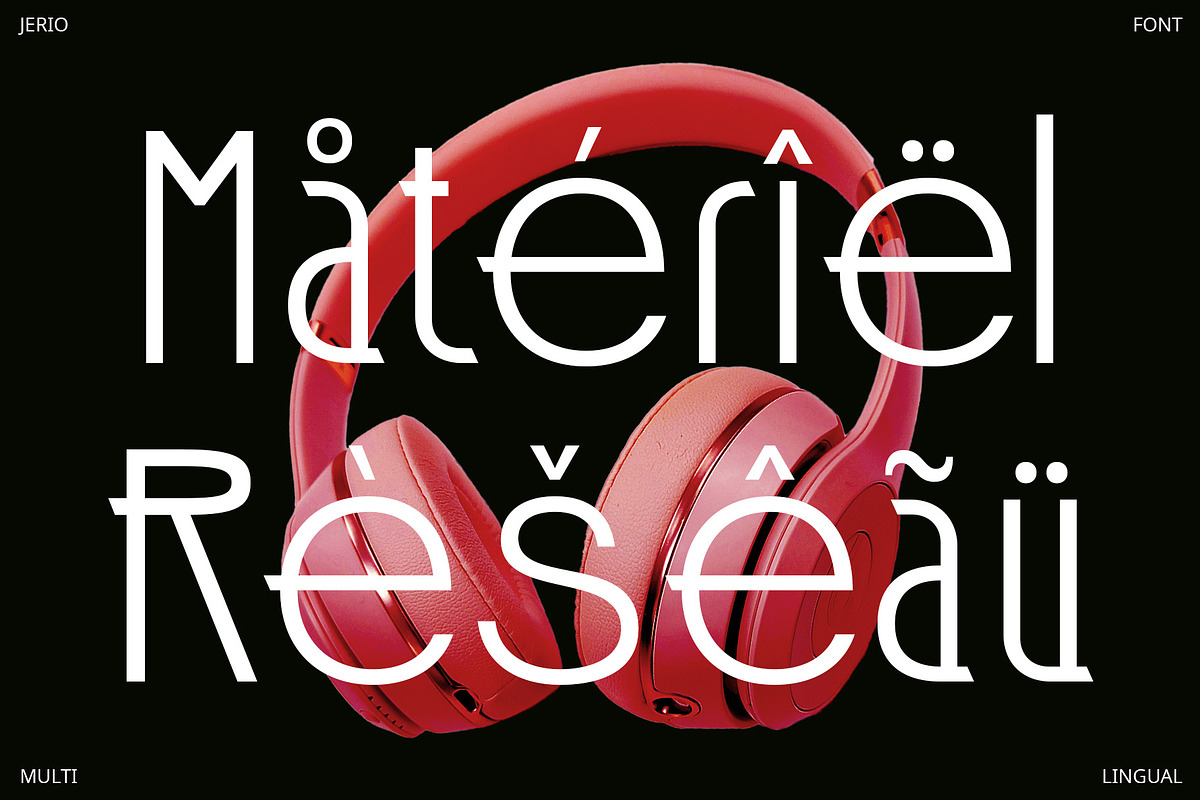 Jerio – Modern Sans Serif, a Sans Serif Font by Craft Supply Co. (Photo 6 of 8)