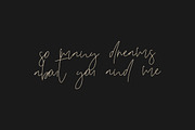 Koraline, a Script Font by Katie Holland (Thumbnail 6 of 8)