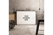 Poster Frame Mockup Vintage, a Print Template by positvtplus (Thumbnail 1 of 2)