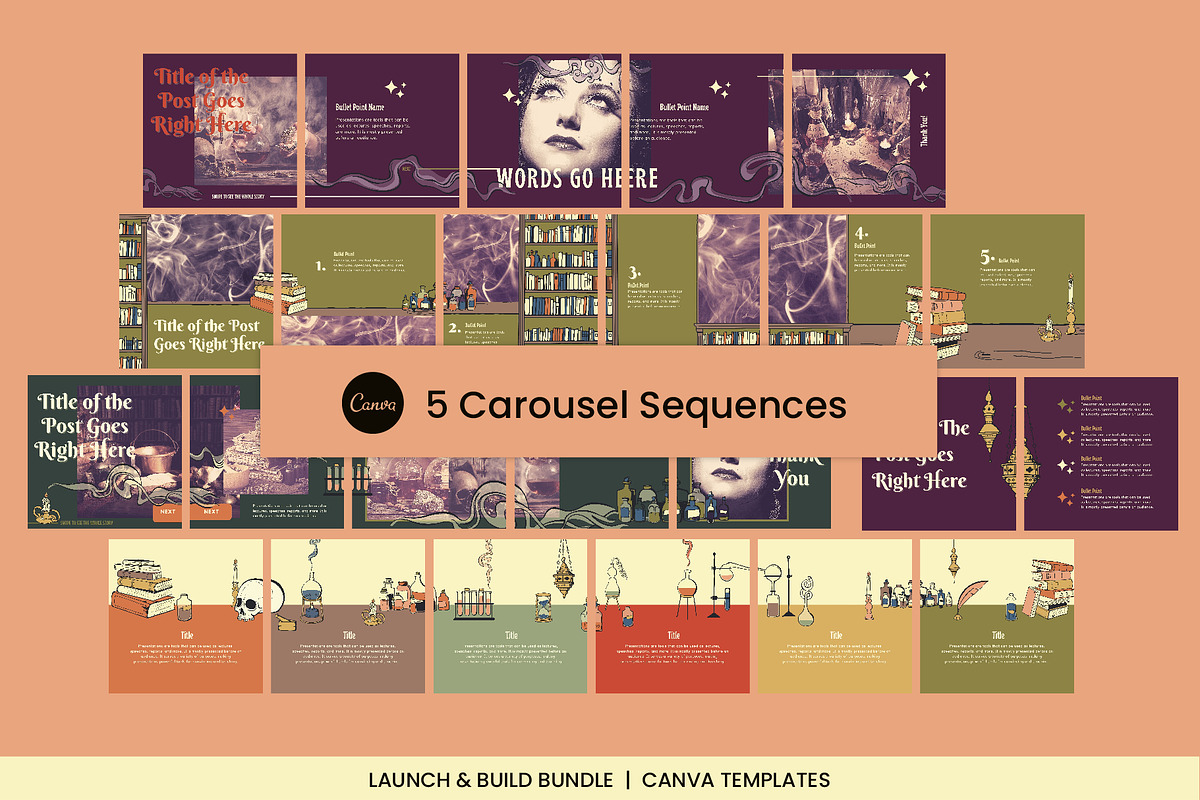 Alchemist Canva Launch & Build Pack, a Social Media Template by WorkShy Studio (Photo 10 of 23)