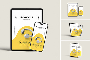 Ipad and Iphone Mockup, an Advertising Mockup by xavier_studio