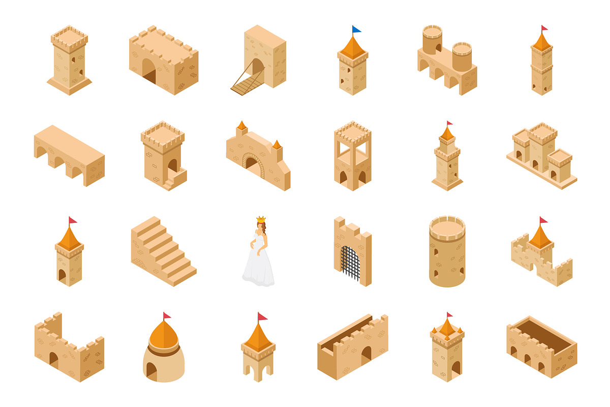 45 Medieval Castle Vector Icons, a Duotone Icon by Vectors Market (Photo 2 of 3)