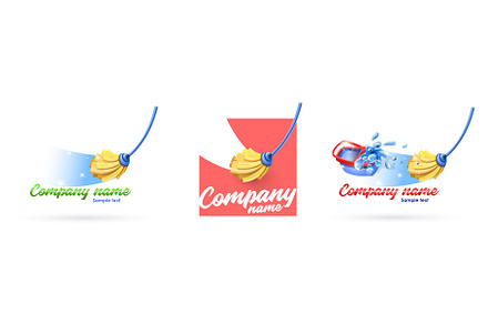 Logo cleaning service 