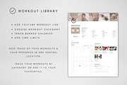 Workout Log Template for Notion, a Templates & Theme by BRANDcontent (Thumbnail 4 of 8)