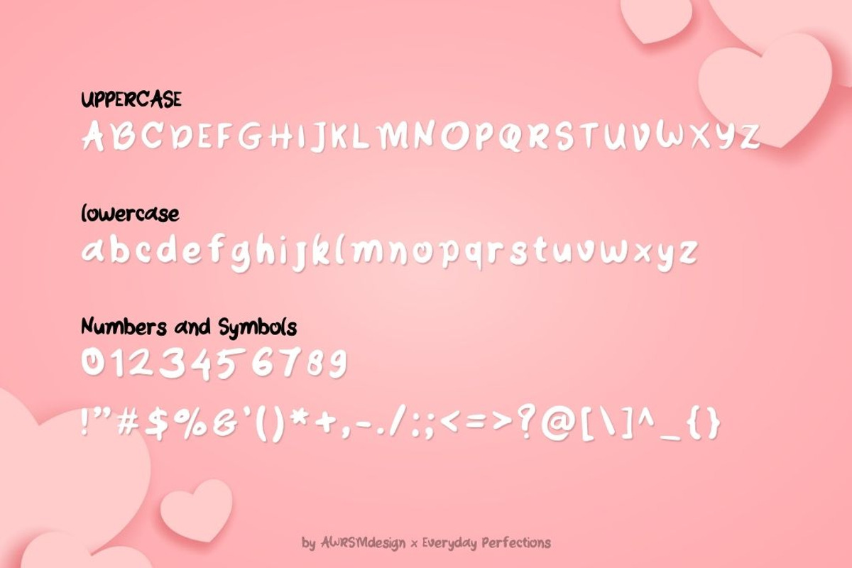 Boldies | Bold Handwriting Font, a Handwritten Font by Everyday Perfection (Photo 2 of 5)