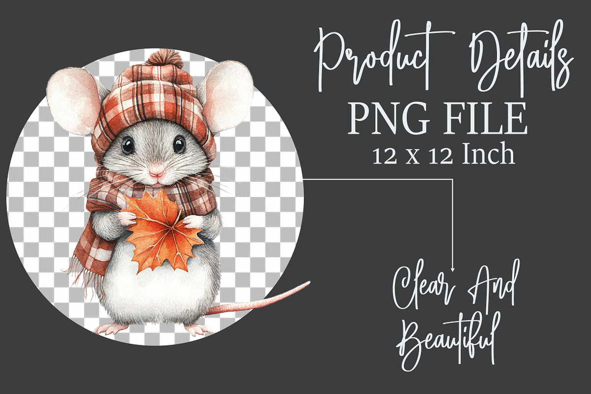 Watercolor Woodland Autumn Clipart, a Seasonal Illustration by Rose Art (Photo 8 of 9)