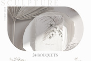 SCULPTURE White flowers collection, a Decorative Illustration by Anastezia Luneva (Thumbnail 3 of 9)
