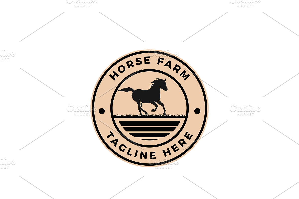Vintage Horse Farm Logo