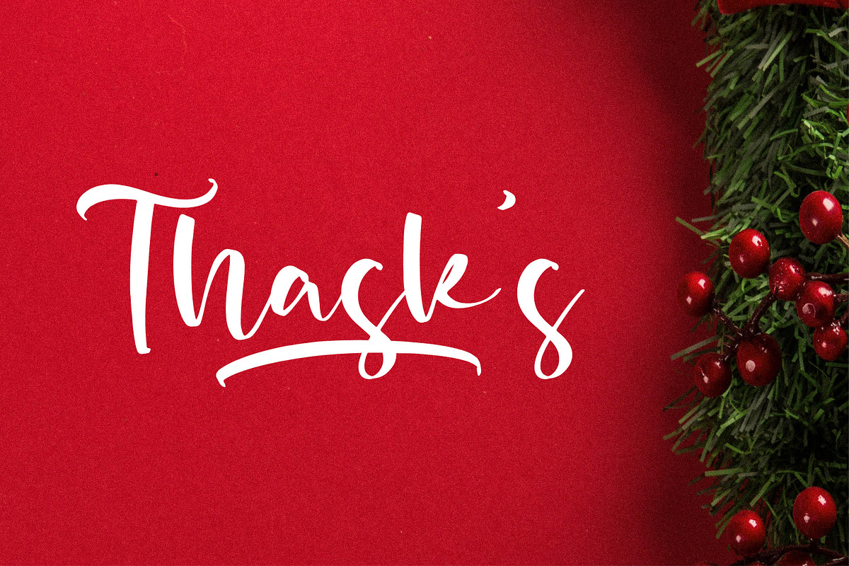 Merry Christmas, a Handwritten Font by Integritype Studio (Photo 13 of 13)