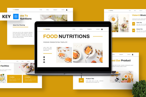 Nutritions - Foodies Keynote preview 7