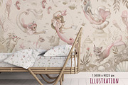Watercolor Graphics & patterns, a Wallpaper Graphic by TanyaSchuka (Thumbnail 12 of 16)