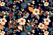3 Decor Floral patterns, a Pattern Graphic by Sunny_Lion (Thumbnail 2 of 4)
