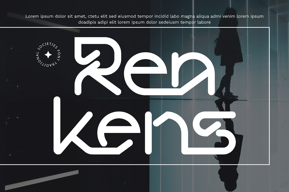 Traditional Societies - Futuristic, a Sans Serif Font by 177Studio (Photo 4 of 8)