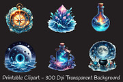 Magical Ocean Sublimation Clipart, an Illustration by RobertsArt (Thumbnail 6 of 7)