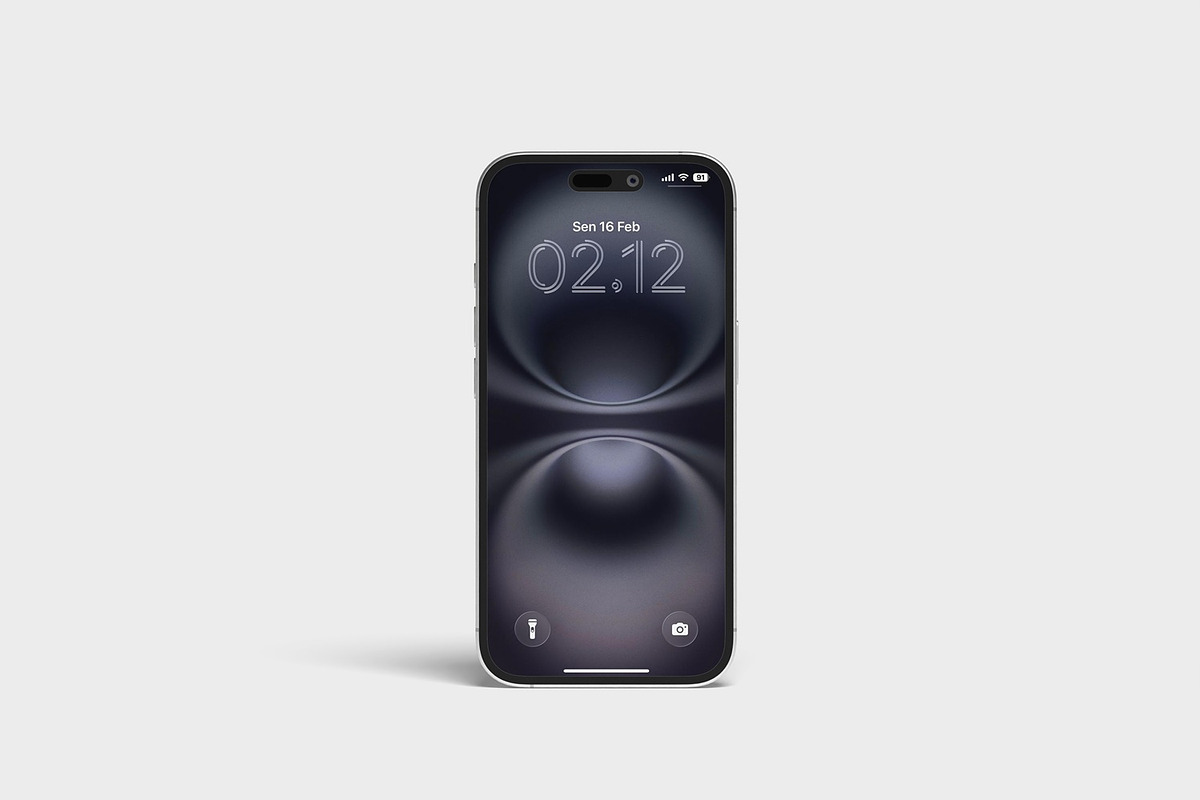 iPhone 16 Mockup, an iPhone Mockup by seramoe (Photo 2 of 6)