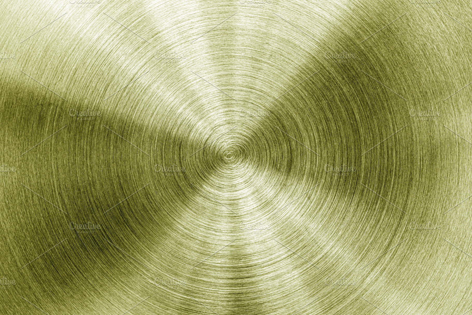 Golden circular brushed shiny metal texture. Abstract metallic b, a Background Photo by Eugene_Photo