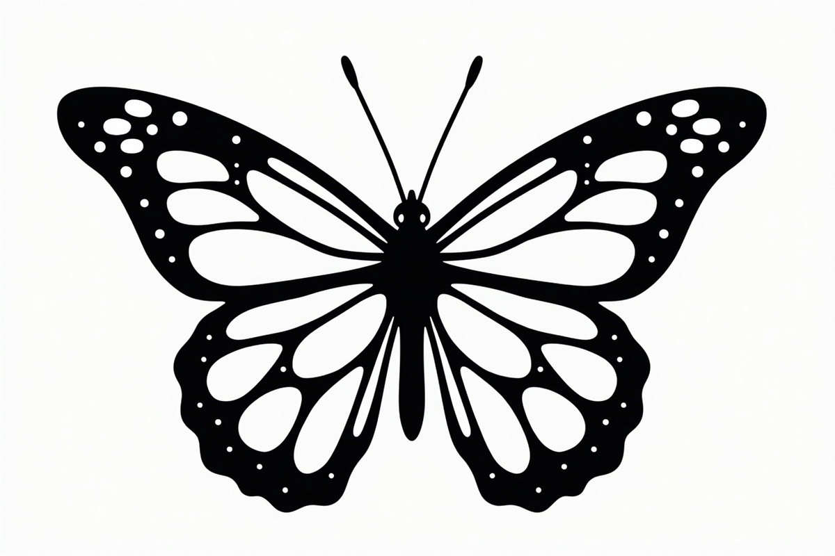 Delicate Butterfly Laser Cut Design, an Illustration by hafijul (Photo 12 of 13)