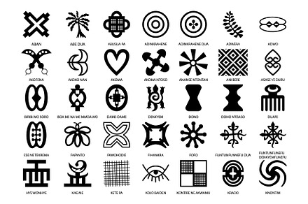 African symbols adinkra, an Icon by Viktorijareut