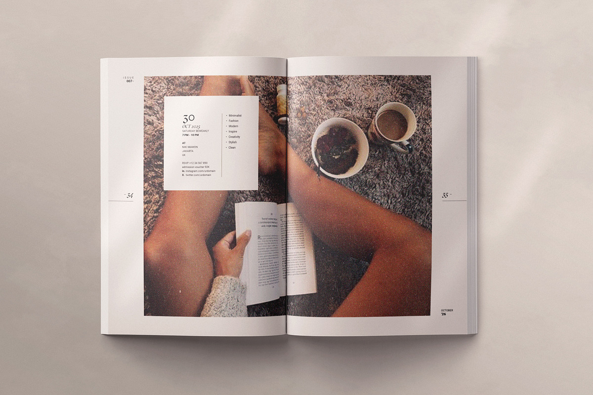 The Lifestyle Magazine Template, a Magazine Template by ArtisanaAura (Photo 16 of 22)